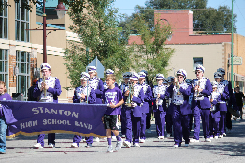 Stanton Community Schools Stanton Band Participates in ShenFest Parade!