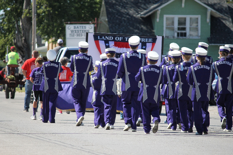 Stanton Community Schools Stanton Band Participates in ShenFest Parade!