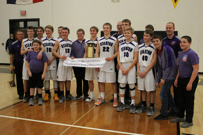 Stanton Community Schools Corner Conference Basketball Champions
